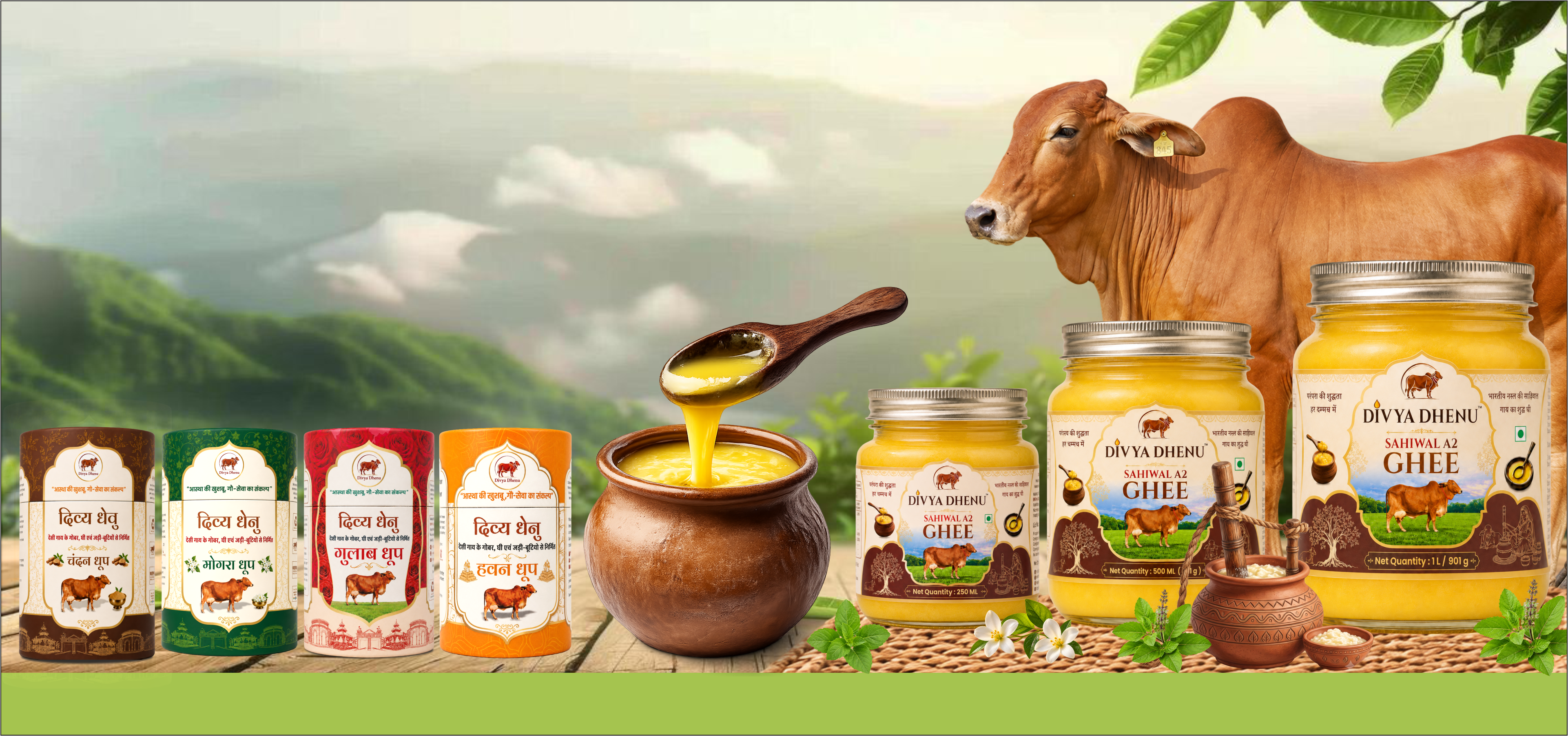 Pure A2 Ghee,        Made the Bilona Way
